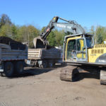 Dump truck and Pup delivery Campbell River